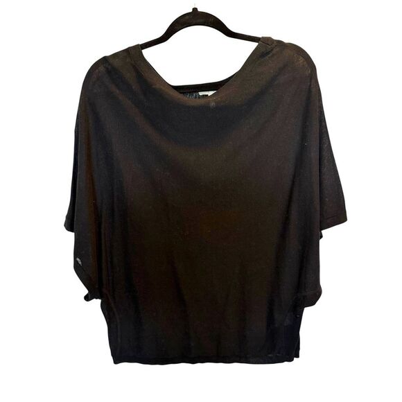 Joie black slouch blouse top size medium - Picture 1 of 3